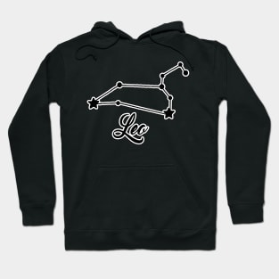 Leo Zodiac Constellation Design Hoodie